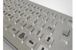 China FCC PS/2 SUS304 Industrial Keyboard With Touchpad supplier