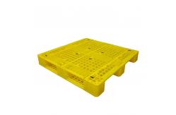 China 3 Runners Reusable Plastic Pallets 1100 X 1100 For Industrial Warehouse supplier