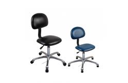 China Adjustable Saddle Polyurethane Foam Lab ESD Work Chair Backrest Swivel supplier