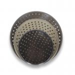 RK Bakeware China Foodservice NSF Commercial Perforated Aluminum Pizza Disk Pan Hard Coat for sale