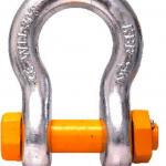 1.25 Inch WLL 12 Tonne Wide Body Shackles Steel Safety Pin Bow Shackle for sale