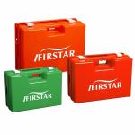 Red Green ABS First Aid Kit With Wall Bracket And Screws Medium Carry Case for sale