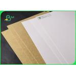 250gsm White Clay Coated Kraft Back Paper For Food Wrapping 790 * 1090mm for sale