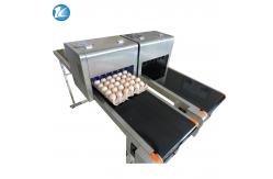 China Easy Operation Egg Batch Number Printer , Expiry Date Printing Machine For Eggs supplier