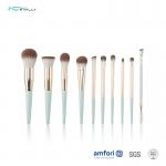 Luxury 10PCS Travel Makeup Brush Set Makeup Brush Powder Contour for sale