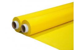 China High Tension White / Yellow Silk Screen Mesh 10T - 140T Polyester Mesh supplier