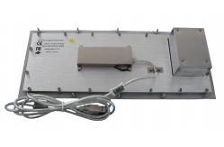 China Vandal Resistant Rugged Industrial Keyboard With Trackball Top Panel supplier