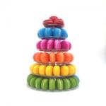 Self Assemble Circle 6 Tier Macaron Tower Macaron Display Tray Acrylic