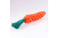 China Carrot Shape Durable Dog Toys , Interactive Puppy Chew Toys 23 * 2 . 5CM supplier