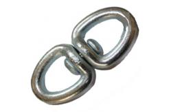 China 0.3T - 6T Marine Rigging Hardware Double Round Eye Swivel Zinc Plated supplier