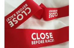 China Customiezd 3D Raised Screen Printing Label For Farbic Tape Washable Feature supplier
