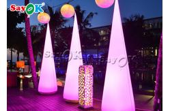 China Attractive Inflatable Lighting Decoration / Blow Up Cone For Christmas supplier