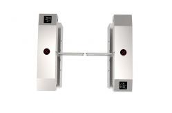 China Swipe Card Swing Barrier Turnstile Gate 1.2mm SS304 Bi Direction 2s supplier