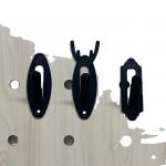 Standard European Mount Antler Style Steel Wall Mount Bracket for Deer Antler Mounts for sale