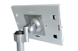 China Metal Ipad Kiosk Enclosure Desktop Rugged With 360 Degree Rotatable Bracket supplier
