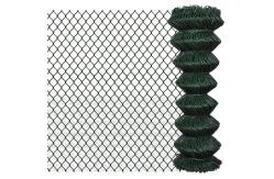 China Hot Dipped Galvanized Chain Link Fence Panel With Round Post supplier