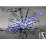 Big Blue Strips Floating  Inflatable  Walk On Water Ball For Hire