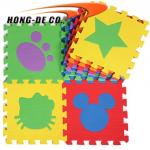 EN71 certificate Animal Puzzle Mat  / 12″ by 12″ Kids Puzzle Play Mat for sale