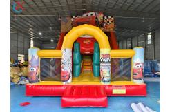 China Inflatable Slide The Cars Inflatable Dry Double Slides Castle supplier