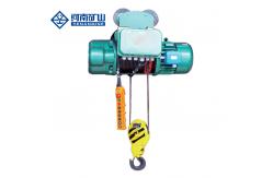China Single Beam Monorail Motor drive 5tons 9m Electric Wire Rope Hoist supplier