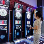 Commercial Electronic Dartboard Professional Led Display Dart Game Machine for sale