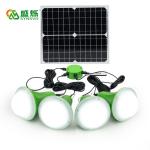 30W Solar Panel Energy System 5200mAh Home Lighting System With 4PCS LED Lamps for sale