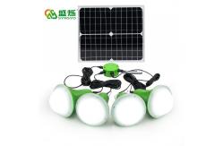China 30W Solar Panel Energy System 5200mAh Home Lighting System With 4PCS LED Lamps supplier
