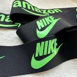 Glossy Printed Elastic Band Silicone Logo 6cm 3cm 4.5cm High Elasticity