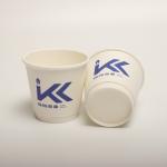 Customized Printing Drinking Paper Cup With PP Lid 8 Oz 250ml Disposable Hollow