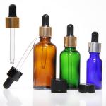 Essential Oil Amber Eye Dropper Bottles glass tincture bottles 15ml 20ml for sale