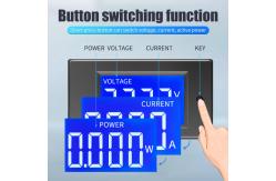 China Large Screen LCD Display AC Digital Ammeter 80 ~ 260V 5A CE FCC supplier