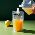 Spout Pouch - Airtight & Leak-Proof Stand Up Pouches with Easy-Pour Spout for Beverages, Sauces, Cosmetics  for sale