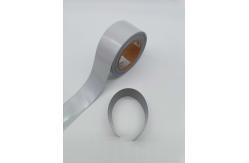 China 210d Polyester Highly Visibility Waterproof Silver Reflective Outer Elastic Fabric For Clothing supplier
