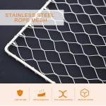 Ferruled 316 Inox Cable Webnet 1 X 19 Stainless Steel Rope Wire Mesh for sale