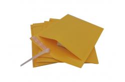 China Cushioned 8.5x12 Inches Yellow Bubble Wrap Envelope Flap 40mm Wide supplier