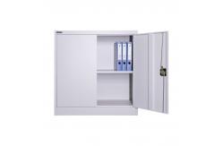 China Metal Office Storage Two Doors Cupboard With Adjustable Shelf supplier