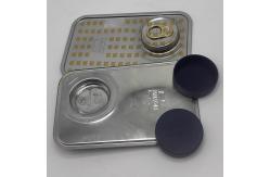 China 126mm Engine Oil Canning Lids Tinplate Easy Opne Lids Square Shape supplier