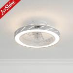 Bedroom Lighting Solution 220V Smart Remote Ceiling Fan with Hidden Blades by 1stshine