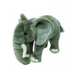 50cm High Simulation Elephant Plush Doll Grey Elephant Soft Toy for sale