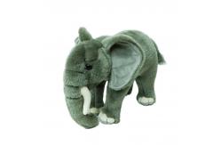China 50cm High Simulation Elephant Plush Doll Grey Elephant Soft Toy supplier