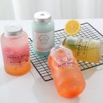 Round Cylinder Empty 650ml 54MM Plastic Beverage Jar for sale