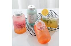 China Round Cylinder Empty 650ml 54MM Plastic Beverage Jar supplier