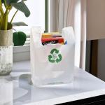 PLA Compostable Biodegradable Cellulose Bags Tshirt For Supermarket for sale