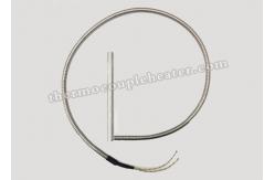 China High Density Right Angel Cartridge Heaters , Electrical Heating Elements with Metal Hoses supplier