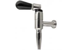 China Nitrogen Stout Beer Faucet With Standard Black Tap Handle supplier
