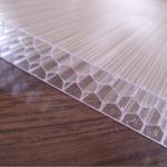 3mm-20mm Modern Design PC Multilayers Honeycomb Sheet For Architecture And Construction Against Heavy Rain for sale