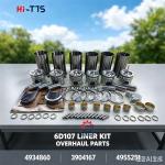 Construction Machinery Parts 4934860 4955251 3904167 3802070 4893693 3941476 3940059 4955229 3943450 for Excavator 6D107 LINER KIT OVERHAUL PARTS for sale