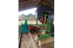 China MJ3310 Vertical wood cutting band saw, log sawing sawmill machine with CNC Carriage supplier