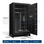 75mins Fireproof Rating Large High Secure Box Electronic Password Lock Heavy Gauge Steel Safes for sale