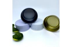 China Round Small Size Tinplate Container For Weed Packaging With Lids supplier